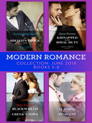 cover image of Modern Romance Collection June 2018 Books 5--8